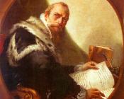 乔瓦尼 巴蒂斯塔 提埃波罗 : Portrait of Antonio Riccobono